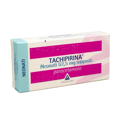 Immagine di TACHIPIRINA NEONATI SUPPOSTE 62,5 mg