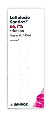 Immagine di LATTULOSIO SANDOZ - 66,7% SCIROPPO, FLACONE DA 180 ML
