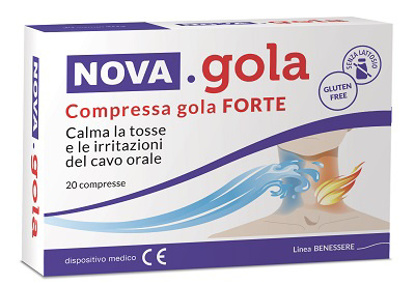 Immagine di NOVA GOLA COMPRESSA GOLA FORTE 20 COMPRESSE