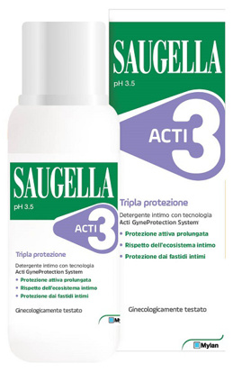 Immagine di SAUGELLA ACTI3 DETERGENTE INTIMO 250 ML