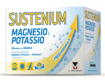 Immagine di Sustenium Magnesio e Potassio integratore per la reidratazione - 28 buste