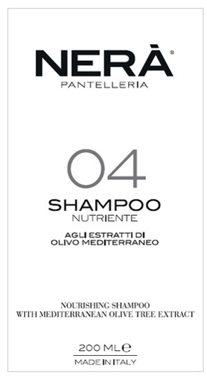 Immagine di NERA' 04 SHAMPOO NUTRIENTE ESTRATTI OLIVO MEDITERRANEO 200 ML