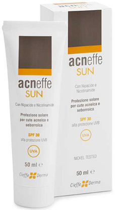Immagine di Acneffe Sun Spf 30 Alta Protezione Uvb per Cute Acneica e Seborroica 50 Ml