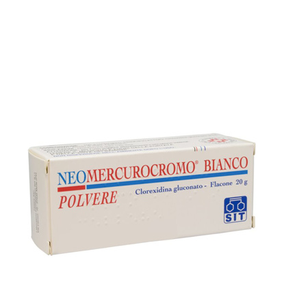 Immagine di NEOMERCUROCROMO BIANCO POLVERE CUTANEA  - clorexidina