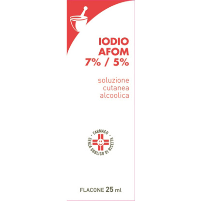 Immagine di IODIO AFOM 7%/5% SOLUZIONE CUTANEA ALCOOLICA