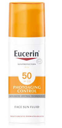 Immagine di Eucerin Sun Fluid Anti-Età Crema Solare Viso FP 50 Protezione Alta 50 ml