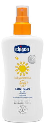 Immagine di Chicco Baby Moments Latte Solare Spray SPF 50+ 150 ml