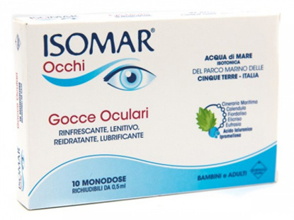 Immagine di ISOMAR OCCHI GOCCE OCULARI ALL'ACIDO IALURONICO 0,20% 10 FLACONCINI