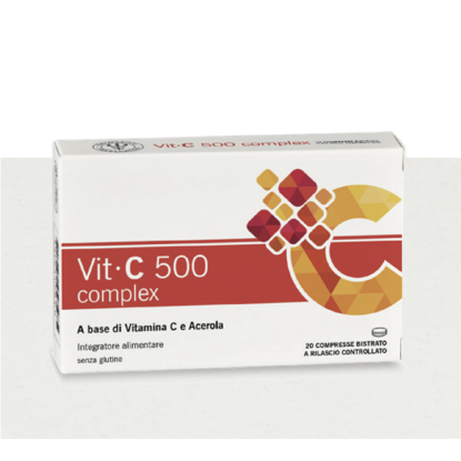Immagine di Vit-C 500 Complex Integratore Alimentare di Vitamina C - 20 compresse