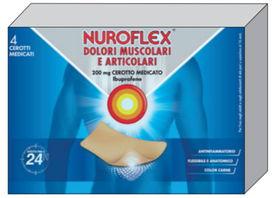 Immagine di NUROFLEX DOLORI MUSCOLARI E ARTICOLARI, 200 MG CEROTTO MEDICATO