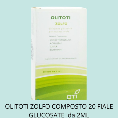 Immagine di OLITOTI ZOLFO COMPOSTO 20 FIALE GLUCOSATE 2ML
