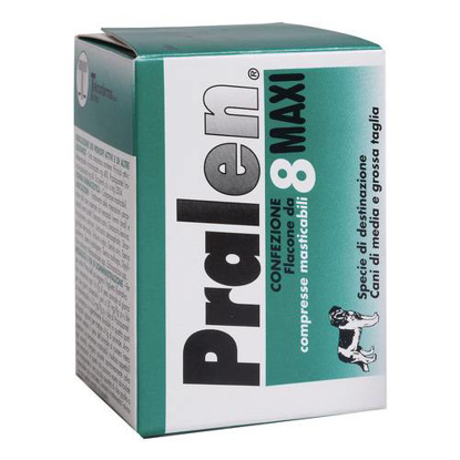 Immagine di PRALEN MAXI 8 cpr masticabili da 480 mg per cani di taglia media e grossa