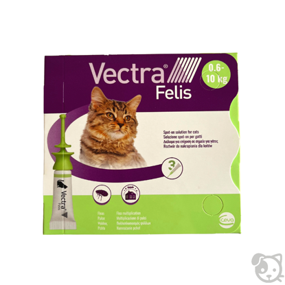 Immagine di VECTRA FELIS spot-on soluzione da 3 pipette 0,9 ml 423 mg + 42,3 mg gatti