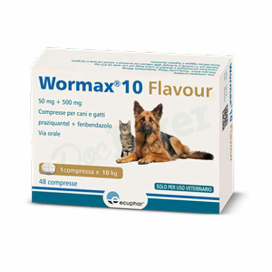Immagine di WORMAX 10 FLAVOUR da 3 cpr 50 mg + 500 mg