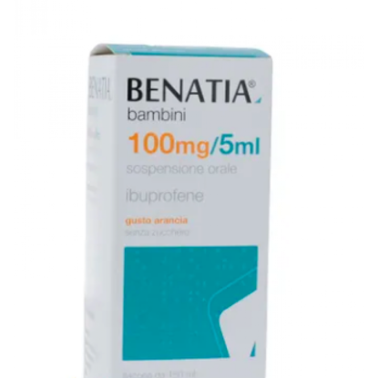 Immagine di BENATIA sospensione orale 150 ml 100 mg da 5 ml GUSTO ARANCIA senza zucchero