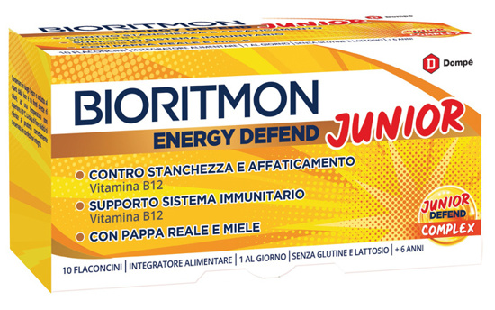 BIORITMON ENERGY DEFEND JUNIOR 10 FLACONCINI 10 ML
